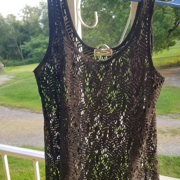 KIERRA LACE METALLIC TOP SIZE XS BY PAC SUN - Picture 7 of 8